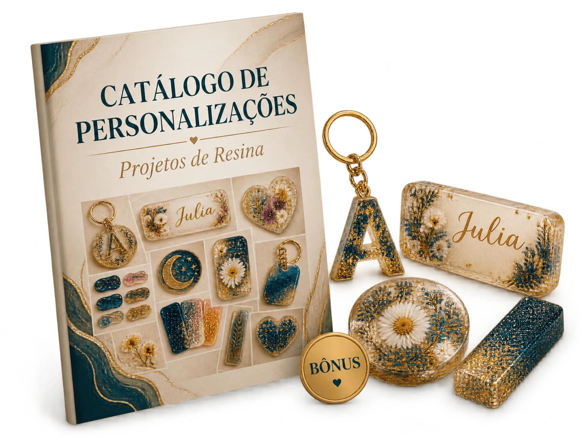 Catálogo de Personalizações para Projetos de Resina
